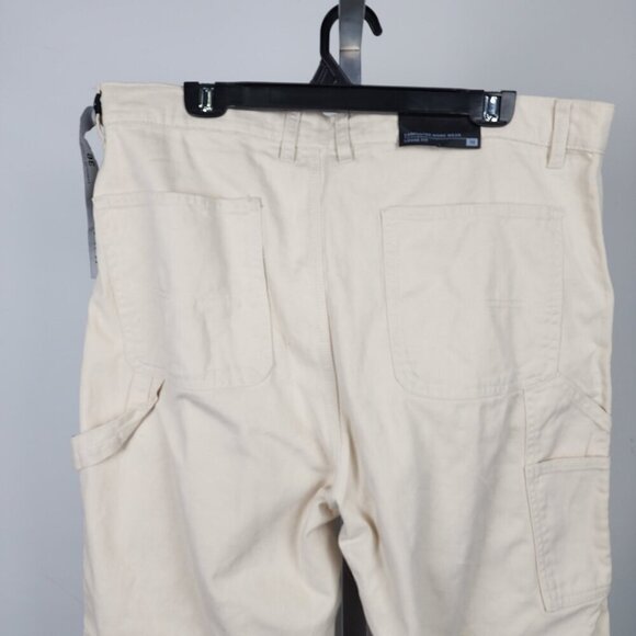 WXYZ Men Cream Denim Carpenter Loose Fit Pants Size 36 - Picture 7 of 9